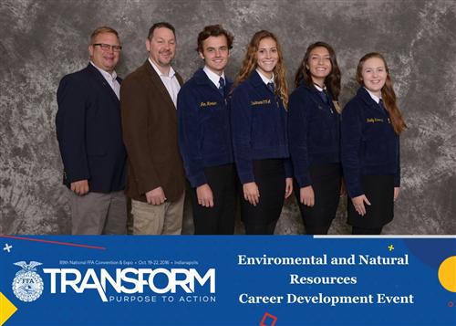 Environmental FFA team 
